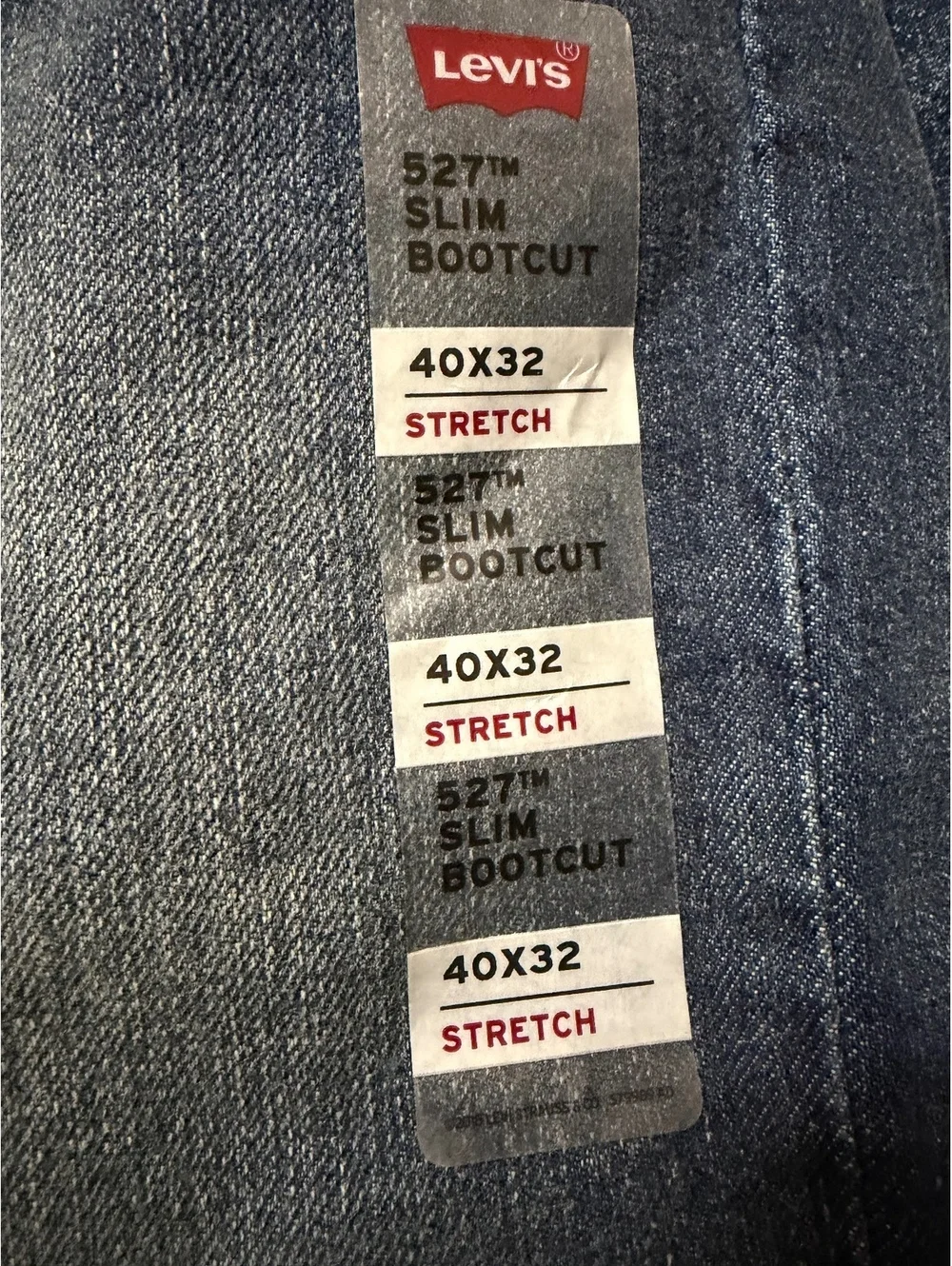 Levi's 527 Slim Bootcut Stretch Jeans W40 L32